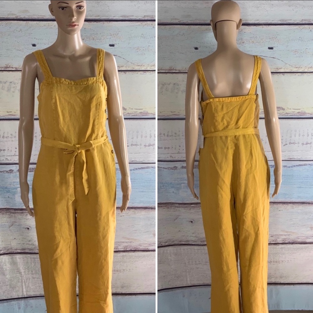 C&C California Linen Jumpsuit